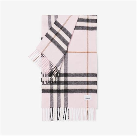 burberry cashmere candy pink plaid scarf|Burberry scarf pink cashmere wool.